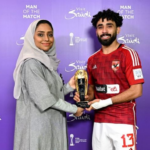 مروان عطية يفوز بجائزة رجل مباراة الأهلي واتحاد جدة