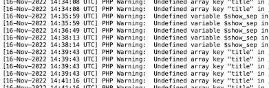 تأثير تحذيرات PHP العديدة على أداء المواقع الإلكترونية